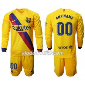 FC Barcelona Barn Bortedraktsett 2019-2020 Langermet (+ Korte bukser)